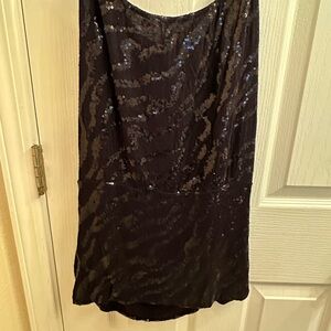 Black Sequin Top